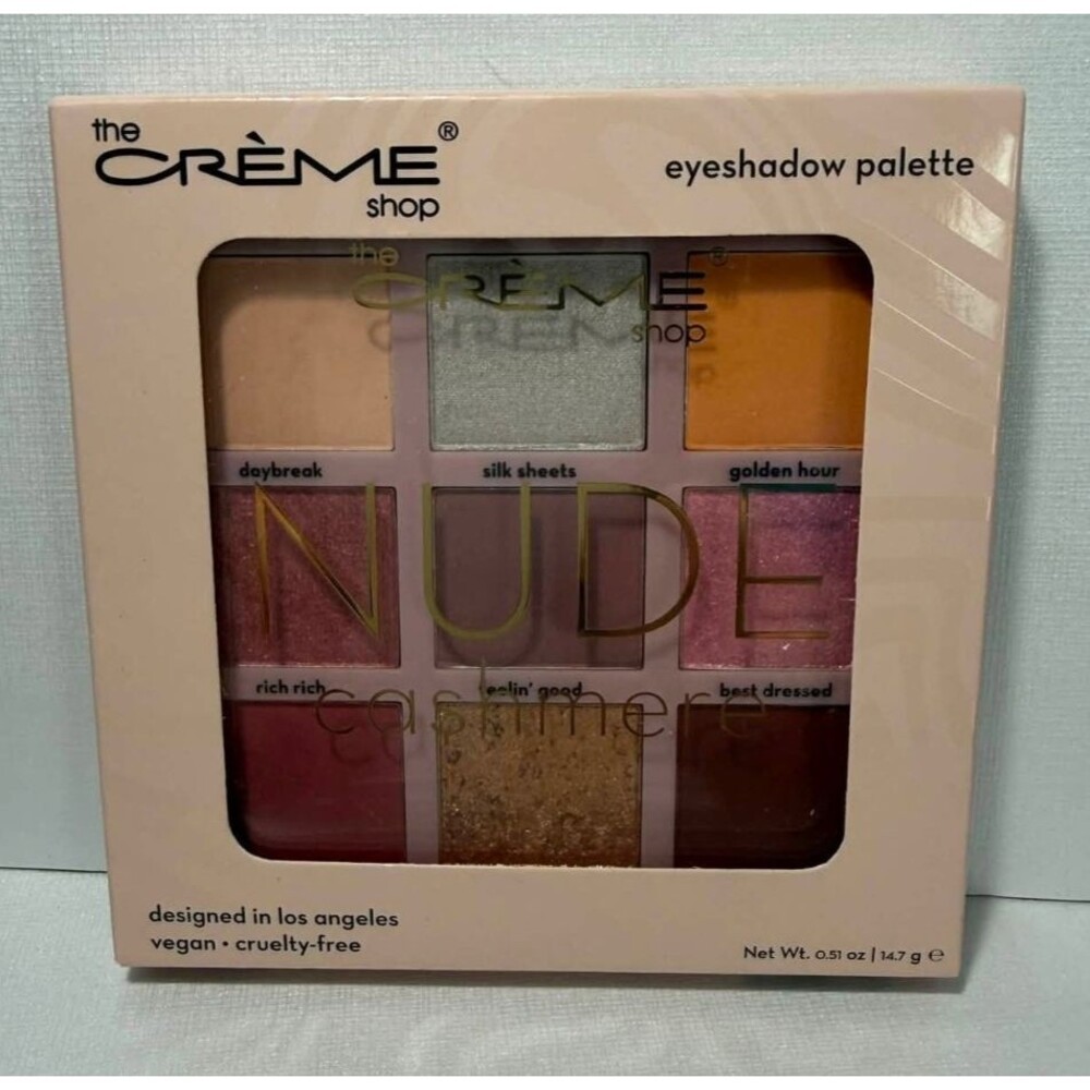 The Crème Shop – NUDE Cashmere Eyeshadow Palette